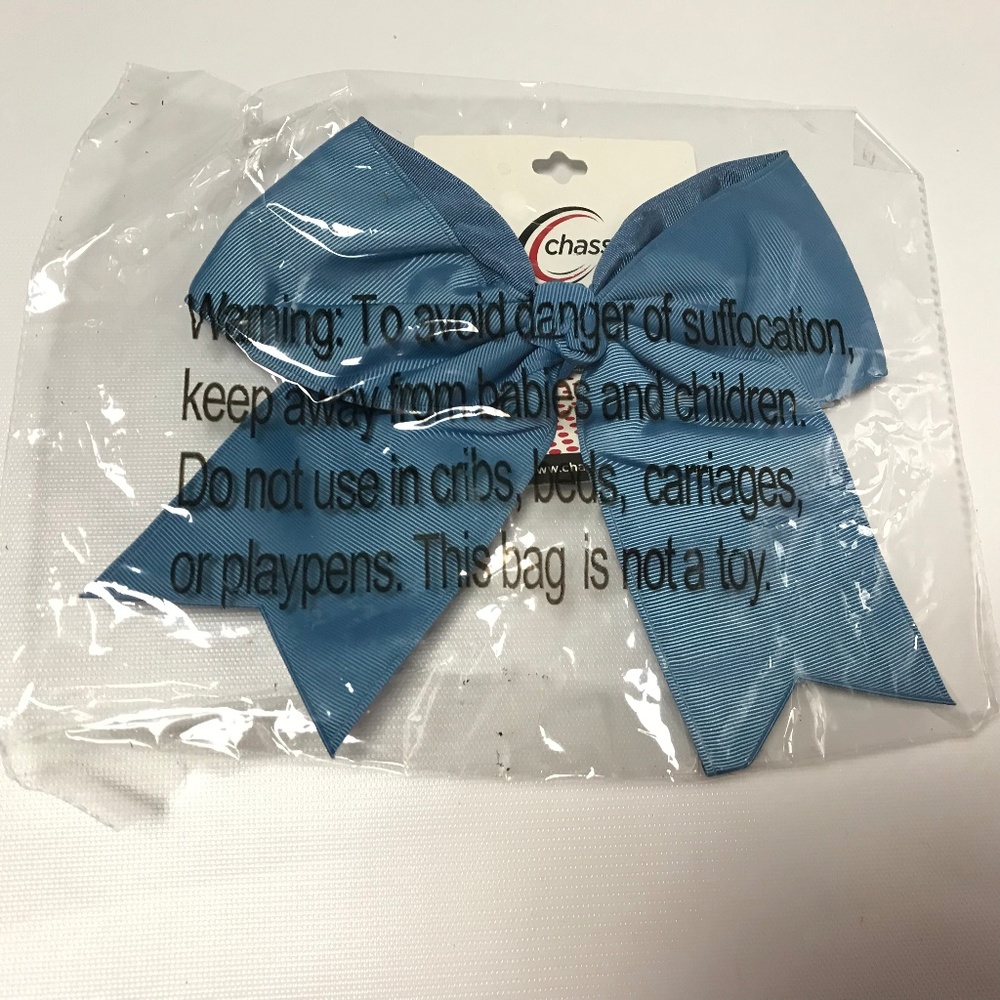 Chasse Cheer Women's Jumbo Hair Bow Accessory New